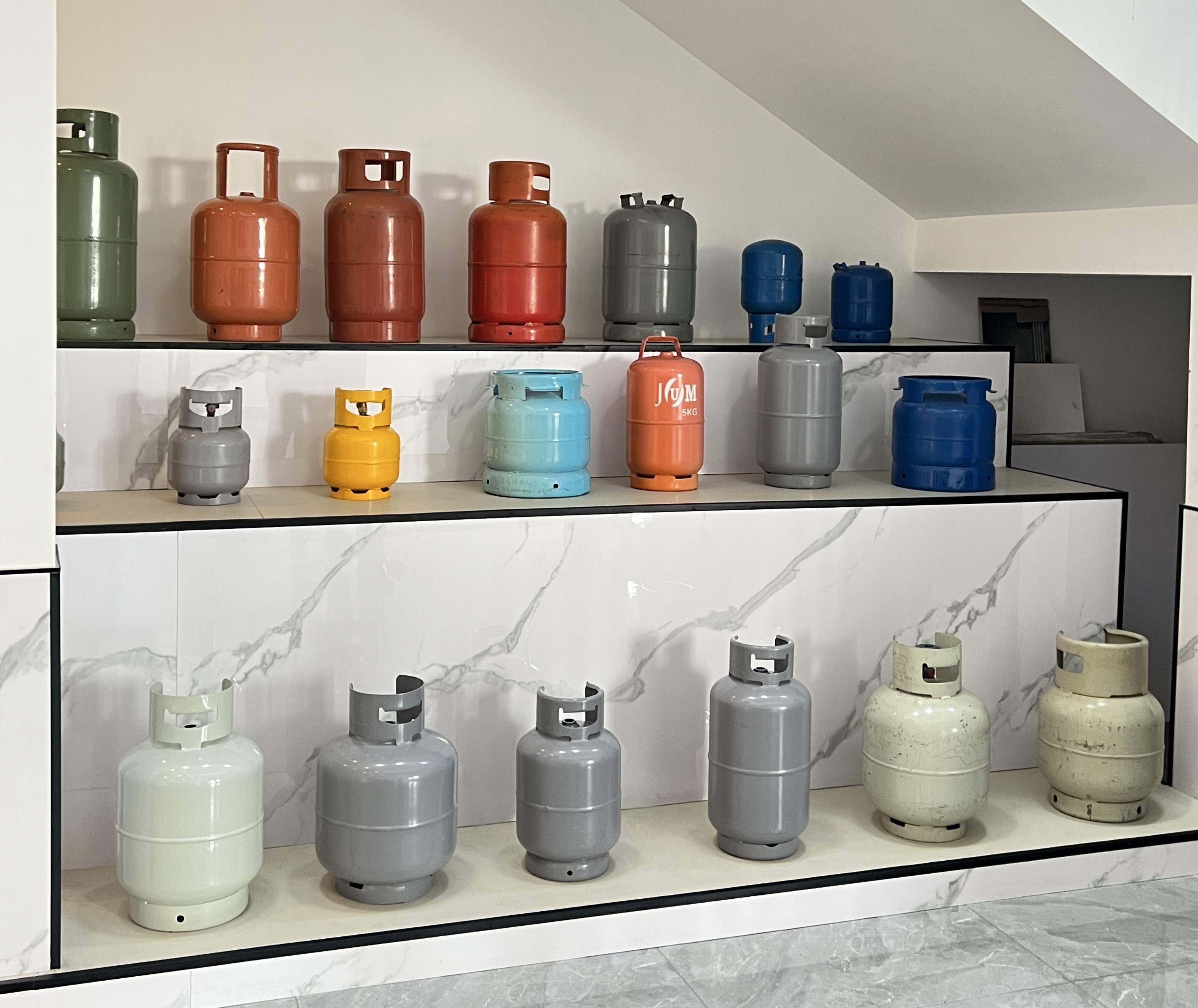 Modèles courants de bouteilles de gaz liquéfié